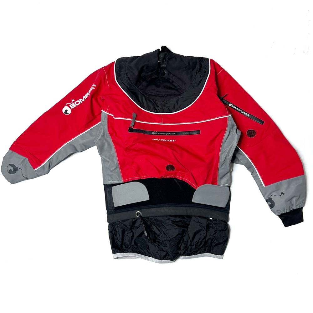 Bomber Gear Kayak Paddling Jacket Adult Small Red Black Waterproof 5300 New Mens